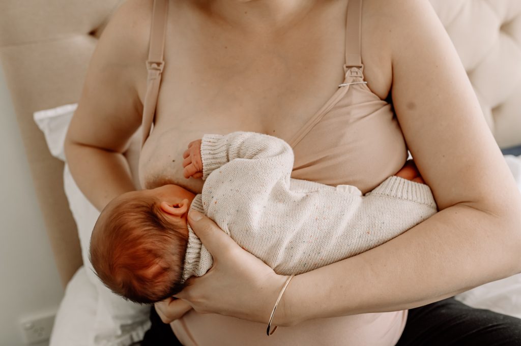 Breastfeeding baby